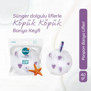 وسادة حمام كبيرة مع إسفنجة ملونة