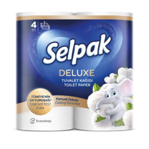 ورق حمام سيلباك Deluxe  4 رول 